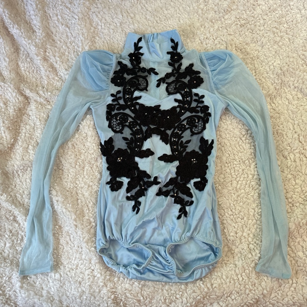 Dance costume - hand rhinestoned